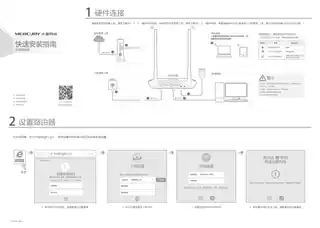 mercury水星MW300R V12.0_4.0.3快速安装指南
